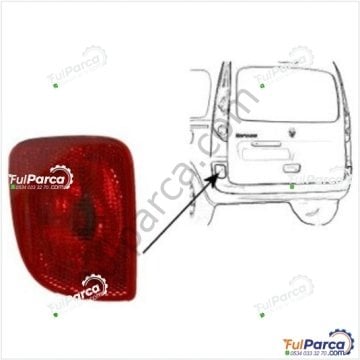 Citan W415 Arka Tampon Reflektörü/Sol