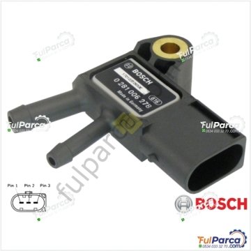 Mercedes W204/W218/W212/W221/Vito W639/Viano/Sprinter W906 651/642/646 Motor Eksoz/Ekzost Basınç Sensörü