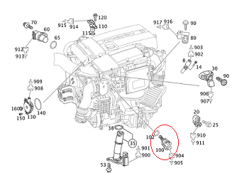 Mercedes W204/W218/W212/W221/Vito W639/Viano/Sprinter W906 651/642/646 Motor Eksoz/Ekzost Basınç Sensörü