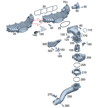 Sprinter W906/Vito W639/Viano Yuro 5 651 Motor Emme Manifold Yedek Parça