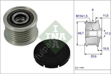 Vito W638/W210/W203/G461/G463/W163 611/612/613 Motor Şarj Dinamo Kasnağı/Alternatör Bilyası