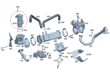 Vito W639/Viano 642 Motor EGR Valfi