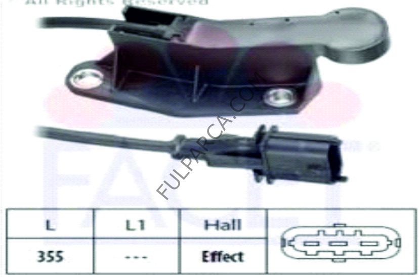 Opel Astra H,Vectra C,Meriva B, Tigra B Eksantrik Devir Sensörü