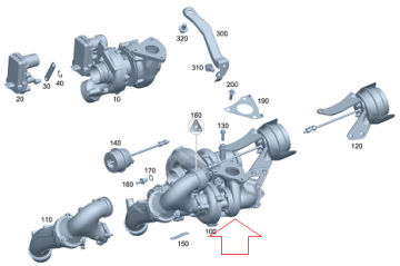 Vito W447 651 Motor Turbo