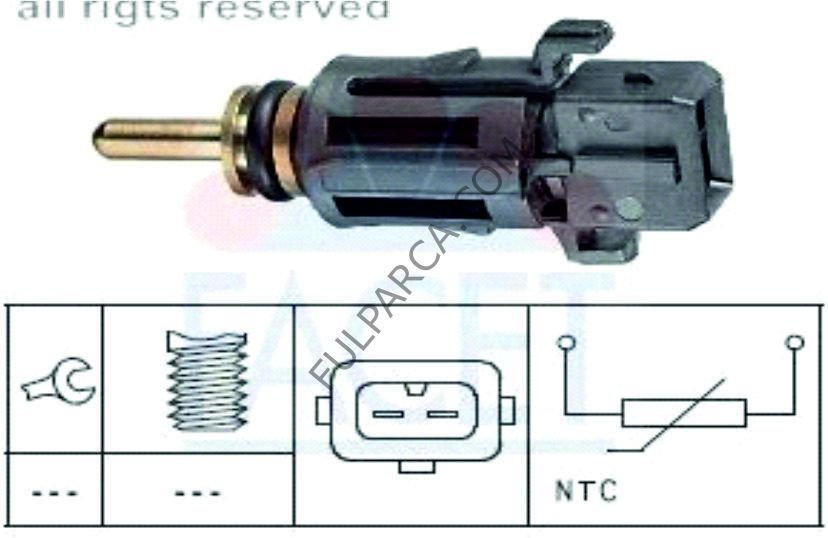 bmw e87,e60,e65,e90,e39 m52,m54 motor hararet müşürü
