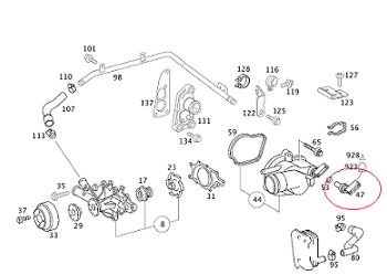 Sprinter W906/Vito W639/Viano/W168/W169/W245 112/271/611/646 Motor Hararet Müşürü/Sıcaklık Sensörü