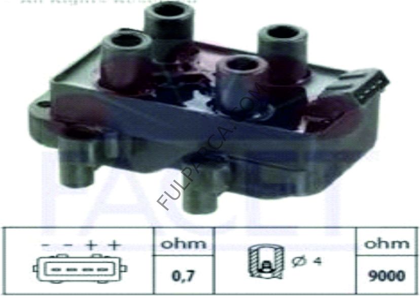 Opel Astra F,Omega B,Vectra B, Ateşleme Bobini