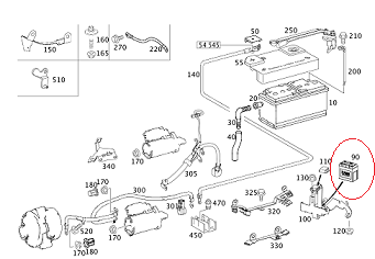 Mercedes W156/W172/W204/W207/W211/W212-W242-W245-W447-W906 Yedek Akü-Destek Akü