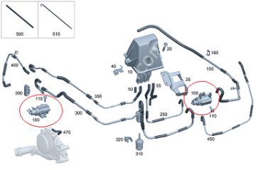 Sprinter W906/W907/W910/Vito W639/W204/W205/W221/W222/ 651 Motor Turbo Basınç Sensörü/Basınç Valfi(Kopya)