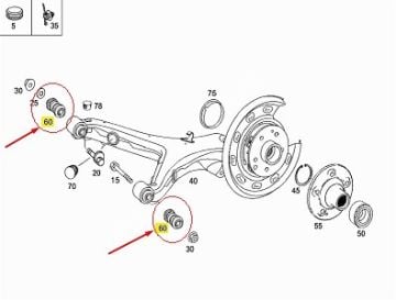 W638 601/611 Motor Salıncak Burcu Arka