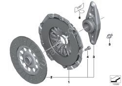 Bmw E90/X1 E84/X3 E83 LCI 2.0d N47 Motor Debriyaj Seti/Baskı Balata