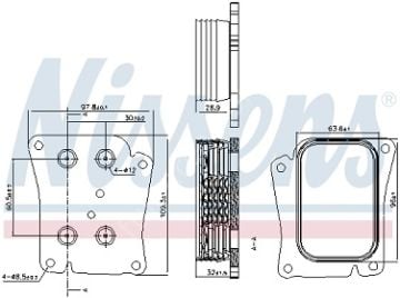Mercedes W203/W204/W211/W212/W209 271 Motor Kompresör Yağ Soğutucusu/Yağ Radyatörü