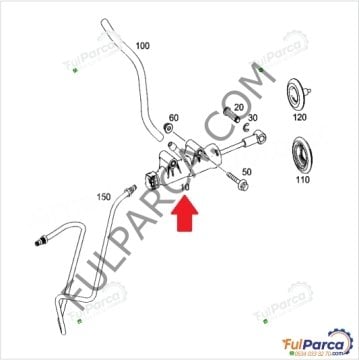 Sprinter W906/Grafter Euro 4/Euro 5 651- 646 Motor Debriyaj Üst Merkezi