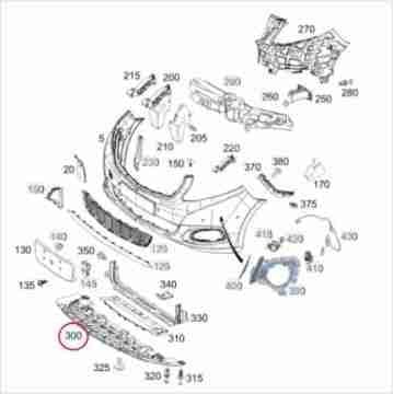 Vito W447 Ön Tampon Alt Kaplama/Alt Muhafaza/Radyatör Alt Koruma/Yarasa/622 Motor