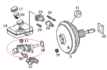 Sprinter W901/W902/W903/W904 Lt 35 601/602 Motor Ana Merkez/Ana Fren Merkezi