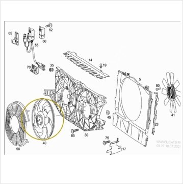 Vito W639/Viano 651 Motor Fan Motoru