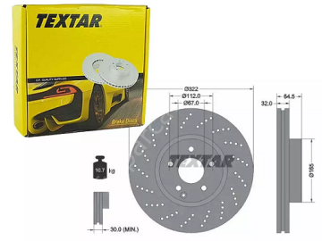 Mercedes W207 Coupe/W204 Ön Disk Takım/Sipor Tip