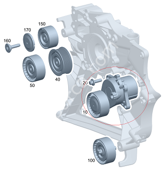 Vito W447 651 Motor Gergi Kütüğü/Gergi Rulmanı