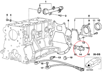 Bmw E36/E39/E46 M43/M50/M52/M54 Motor Krank Devir Sensörü 98+