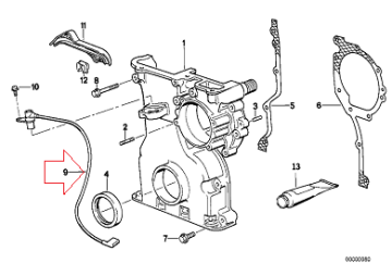 Bmw E34-E36 M50 Motor Krank Devir Sensörü