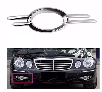 Mercedes W211 Sis Farı Çerçevesi Sağ Krom Nikelaj Yeni Model