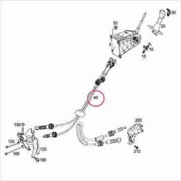 Vito W447 651 Motor Vites Halatı-Vites Teli