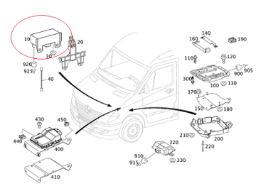 Vito W638/W639/Sprinter 611/646 Motor Kızdırma Rolesi