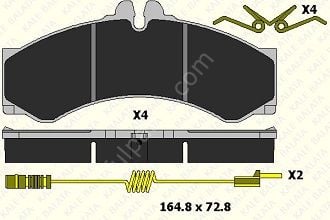 Sprinter W904/W901 Ön Balata Çift Teker/Ön/Arka