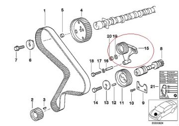 Bmw E34/E30 M21 Motor Dizel Triger Gergi Bilyası