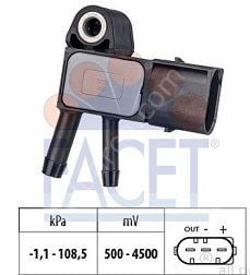 Mercedes W204/W218/W212/W221/Vito W639/Viano/Sprinter W906 651/642/646 Motor Eksoz/Ekzost Basınç Sensörü