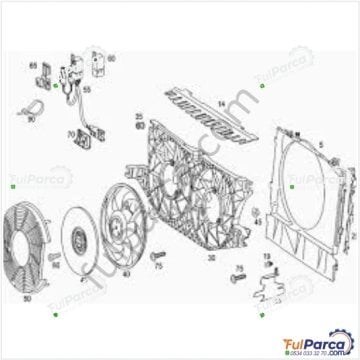 Vito W639/Viano 651/646 Motor Radyatör Üst Bakalit