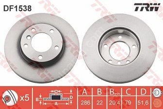 Bmw E36/46 Ön Fren Disk Ayna/Havalı