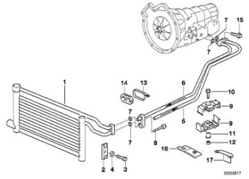 Bmw E39 Otomatik Şanzuman Yağ Soğutucu