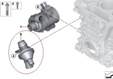 Bmw F10 520İ N20 Motor Termostat