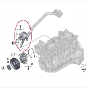 Bmw 1 Seri F20-F30 N13 Motor Termostat
