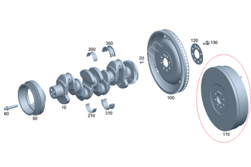 Sprinter W906/Vito W639 551 Motor Euro5 Volant