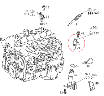 Mercedes ML163/Vito/Sprinter 271/611/646/651 Motor Krank Mili Devir Sensörü