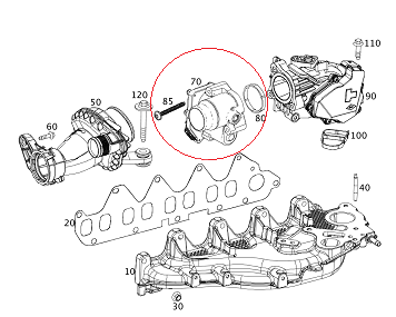 Mercedes W205/Reno MEGAN IV/TRAFIC III-FLUENCE/QASHQAI/Vito W447 1.6 R9M 622/626 Motor Boğaz Kelebeği-Hava Emiş Kelebeği