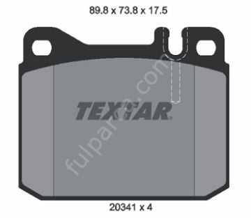 Mercedes W107/W123/W126 Ön Fren Balatası