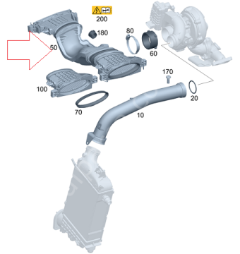Mercedes GLE W292 642 Motor 4Matik Hava Akışmetre/ Debimetre