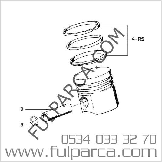 Bmw E34,E32 M30 Motor 92MM Piston