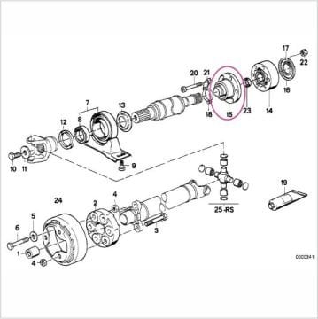 Bmw E30-E34 M50 Motor Senkromeç-Şaft Mafsalı-Aks Körüğü