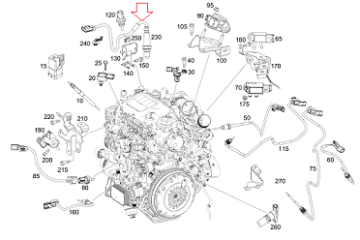 Sprinter W906/Vito W447 642/656 Motor Oksijen Sensörü/Lambda Sensörü