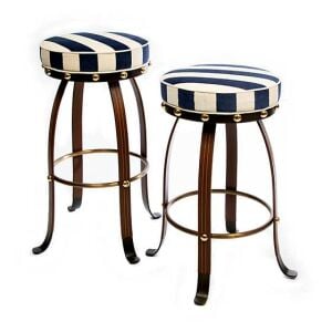 Flatiron Bar Stool - Navy