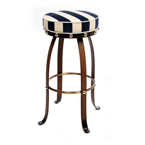 Flatiron Bar Stool - Navy