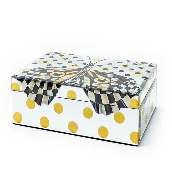 Butterfly jewelry store box