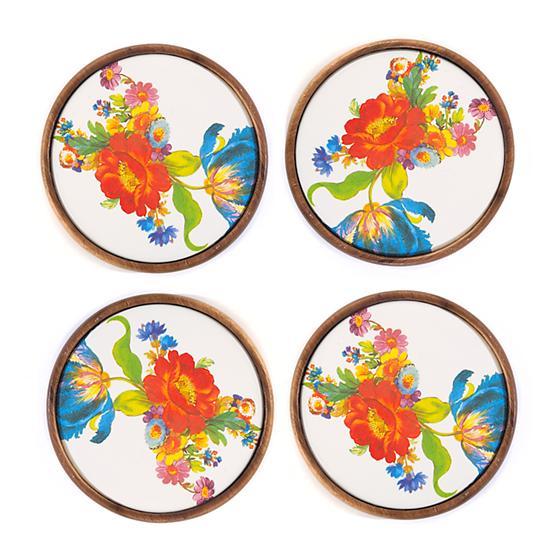 Flower Market Coasters - Set of 4