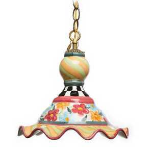 Painted Garden Pendant Lamp - Medium