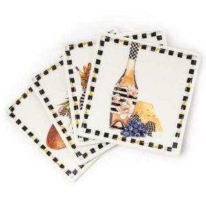 Vino Alfresco Coasters - set of 4