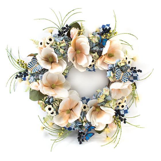 Royal Check Butterfly Wreath